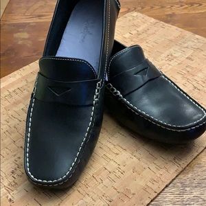 Cole Haan black leather driving Mocs